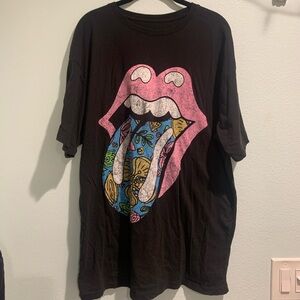 Rolling Stones Floral Tee